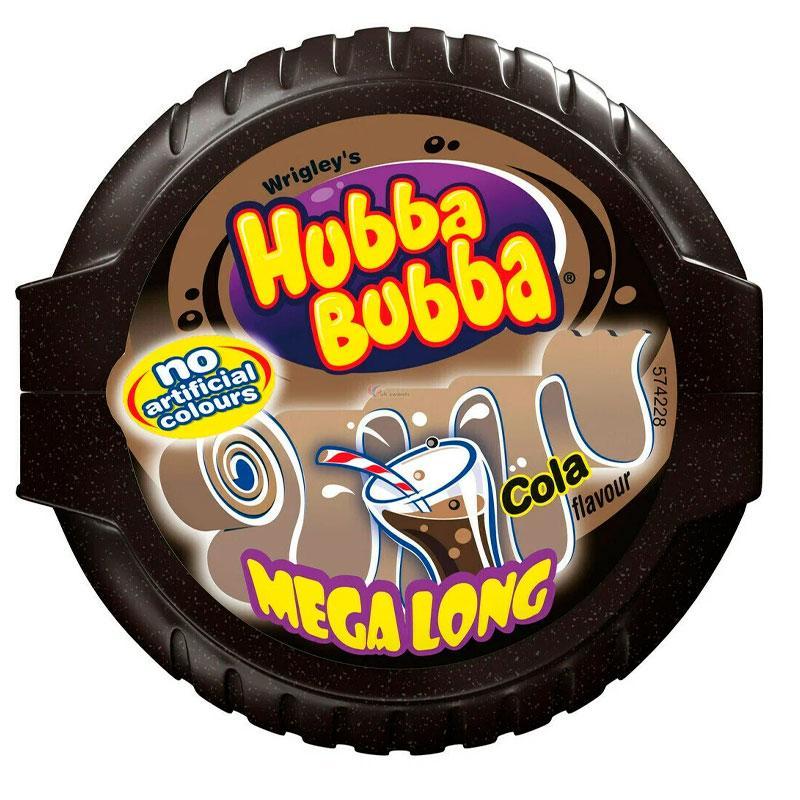 Резинка жевательная Hubba bubba Кола лента 56 гр., ПЭТ