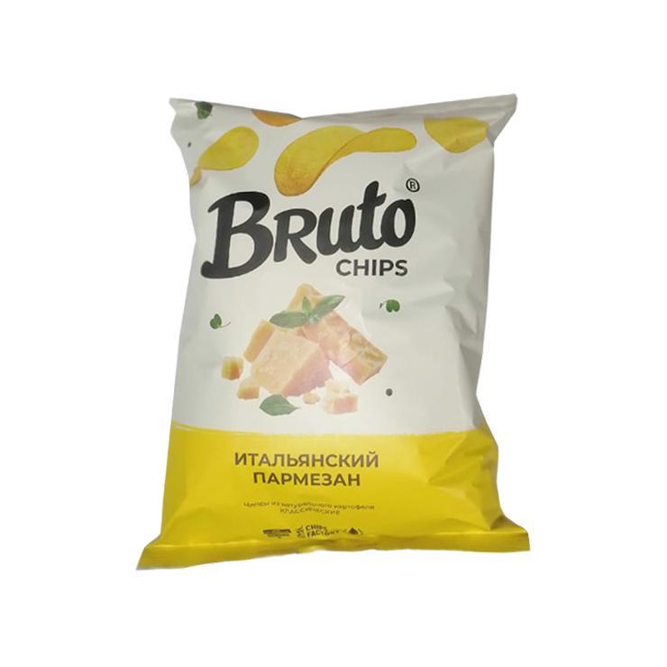 Чипсы картофельные Bruto итальянский пармезан 120 гр., флоу-пак