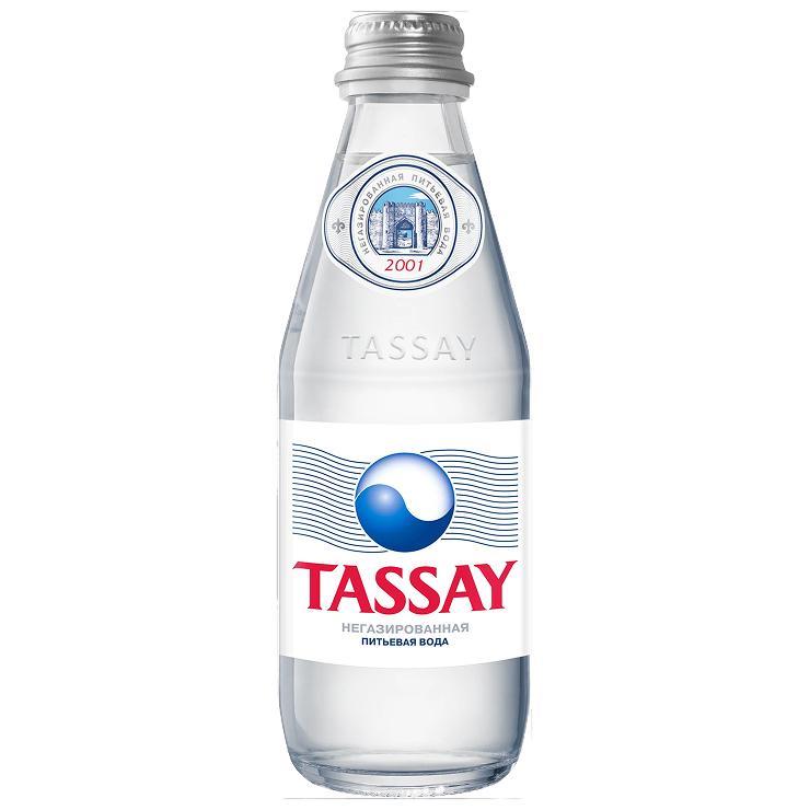 Вода негазированная Tassay природная 250 мл., стекло