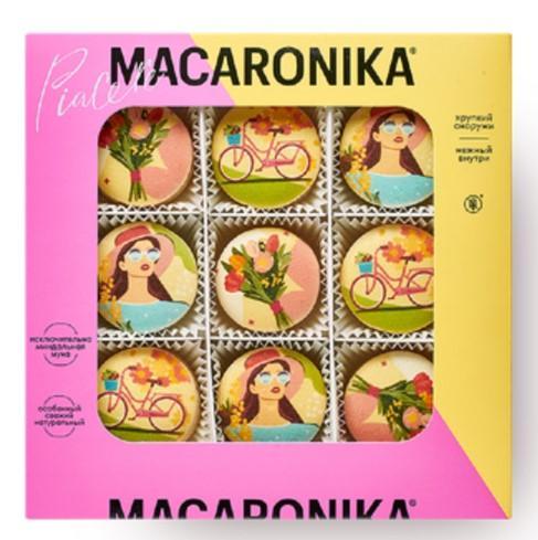 Пирожные Macaronika набор Праздничный 9.4 9 шт., картон