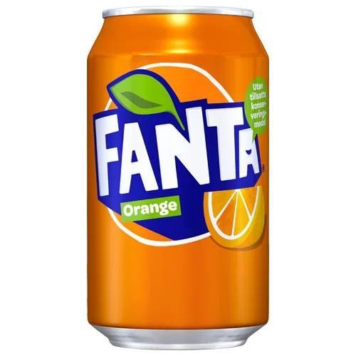 Напиток Fanta газированный Orange апельсин Германия 330 мл., ж/б