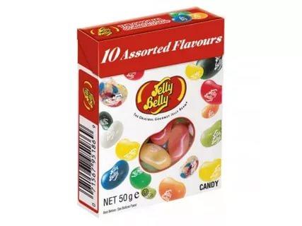 Драже Jelly Belly 10 Вкусов жевательное 35 гр., картон