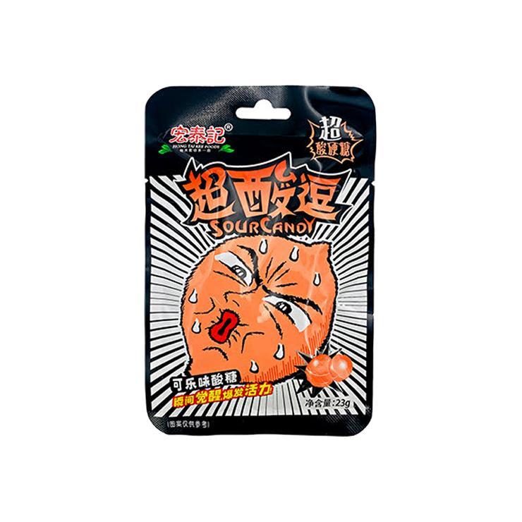 Леденцы Hongtaiji кола суперкислые 23 гр., саше