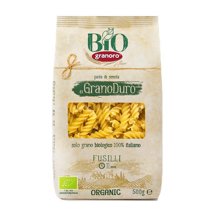 Макароны Granoro biologica №100 фузилли из твердых сортов пшеницы 500 гр., флоу-пак