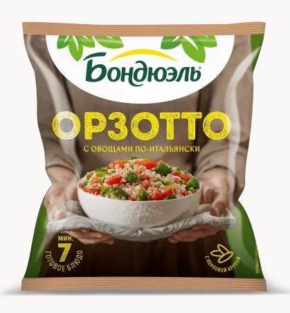 Смесь Орзото Bonduelle с овощами по-итальянски замороженная 400 гр., флоу-пак