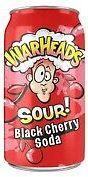 Напиток Warheads Black Cherry Sour Soda сильногазированный 355 мл., ж/б