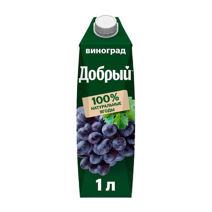 Нектар Добрый виноград 1 л., тетра-пак