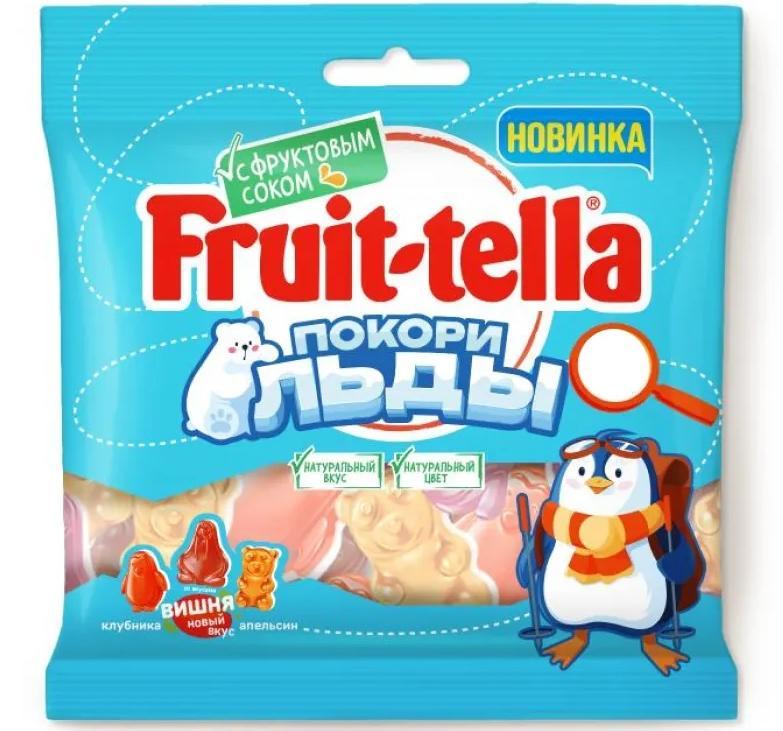 Мармелад жевательный Fruit-tella покори льды 100 гр., флоу-пак