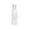 Бутылка Мистерия, прозрачняа, 500 мл., h 203 мм., с крышкой, широкое горло, 100 шт., ПЭТ