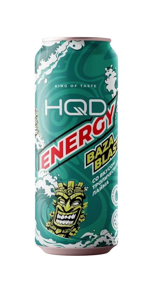 Напиток энергетический HQD Energy Baza Blast тропический лайм 450 мл., ж/б