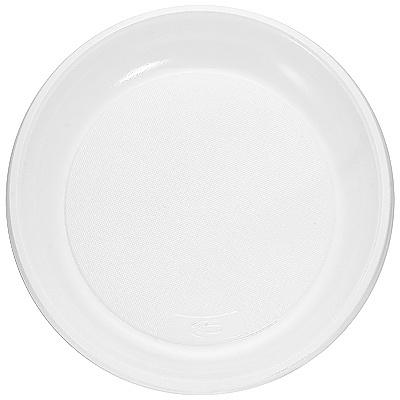 Тарелка одноразовая Алит Пласт белая D220 мм. 50 шт.