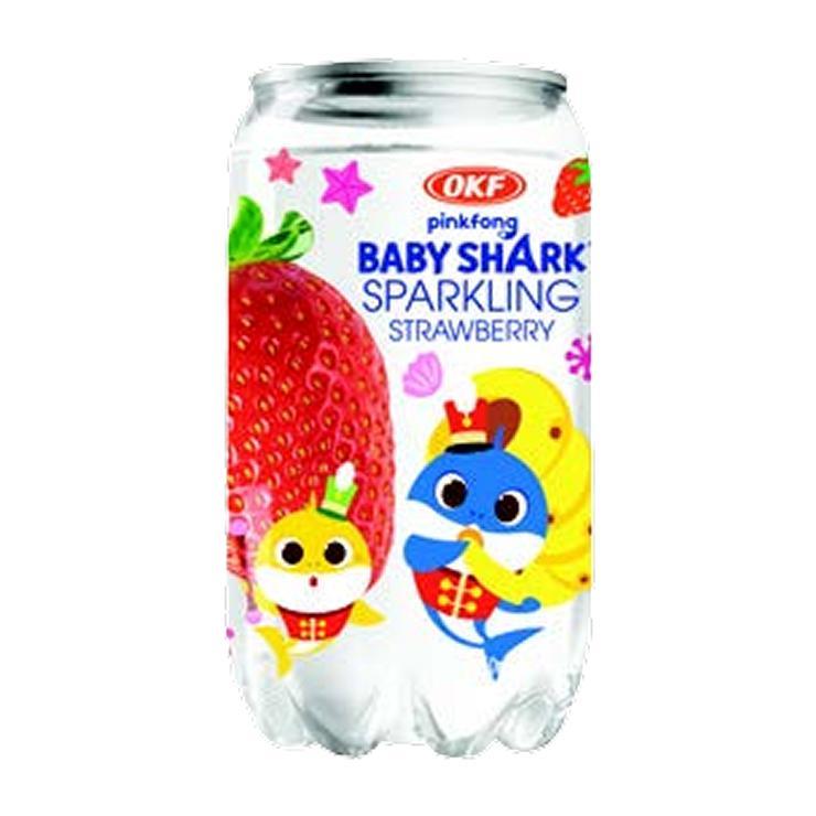 Напиток газированный OKF BABYSHARK Sparkling Strawberry 350 мл., ПЭТ