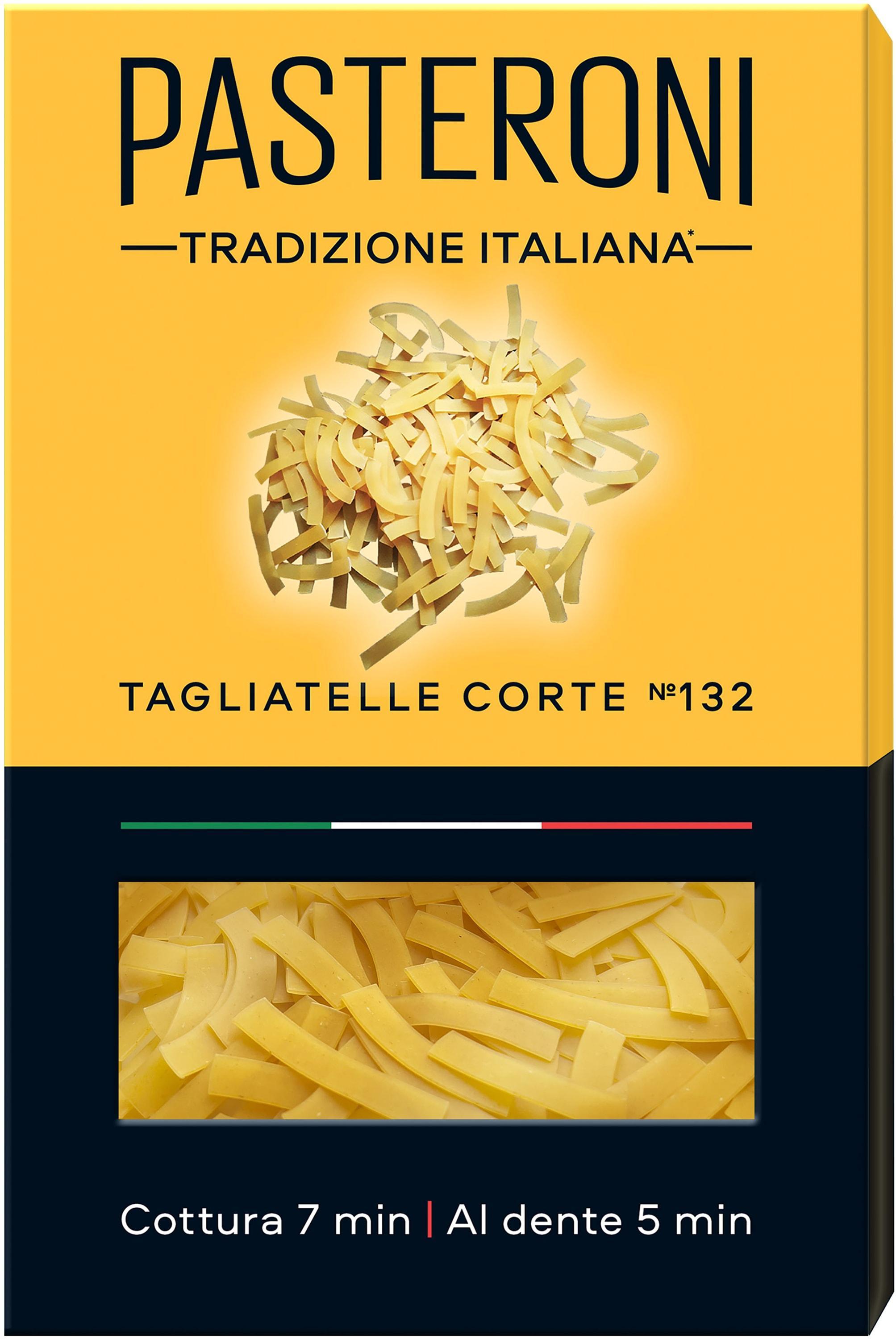 Макаронные изделие Pasteroni Tagliatelle Corte 132, 400 гр., картон