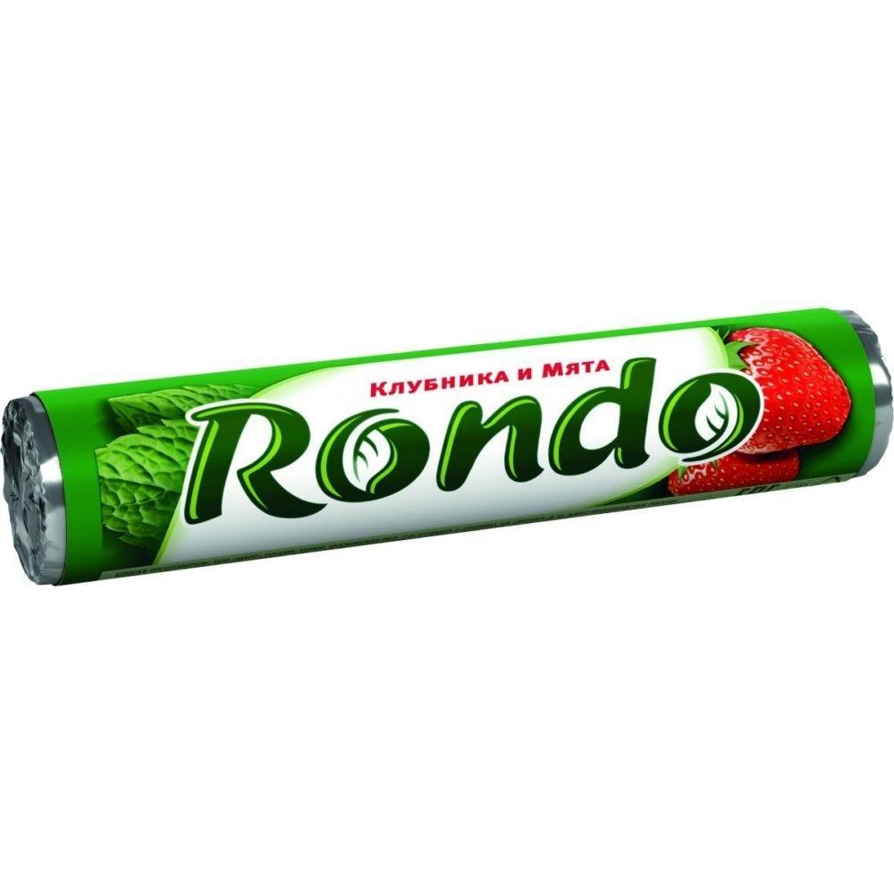 Драже Rondo Клубника и мята 30 гр., обертка