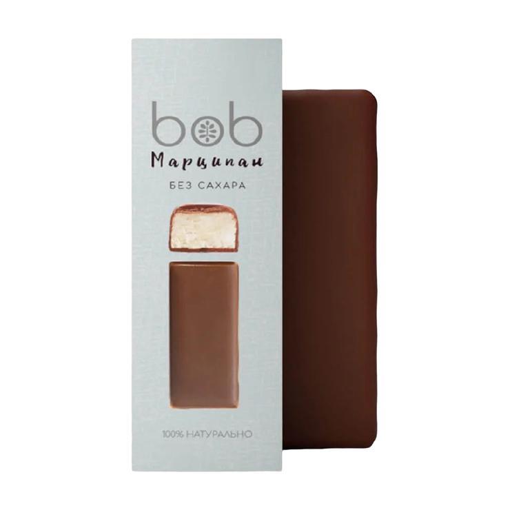 Батончик глазированный Bob марципан без сахара 30 гр., картон