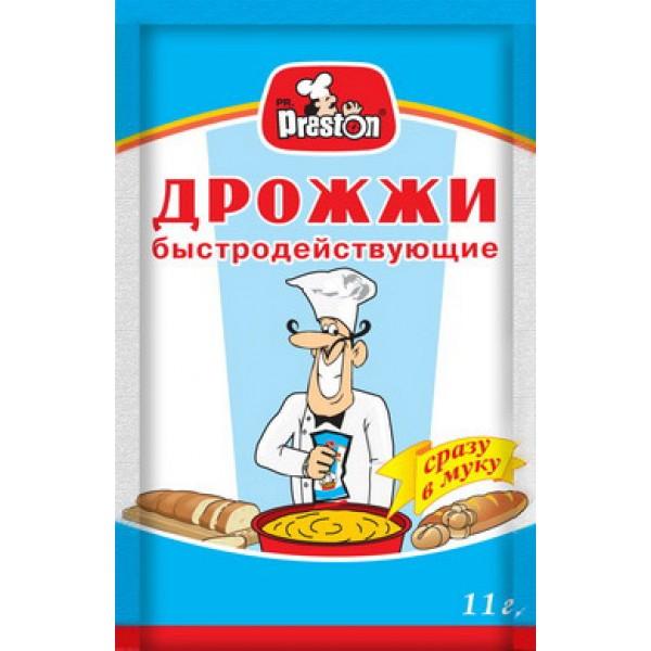 Дрожжи Pr.Preston хлебопекарные сухие, 11 гр., сашет