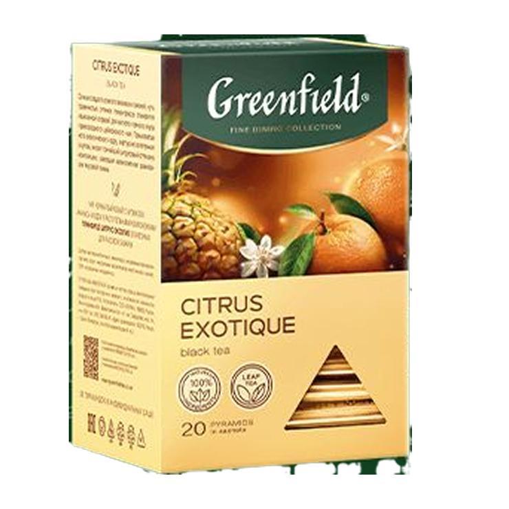Чай Greenfield Citrus Exotique черный 1,8 гр.х 20 шт., картон