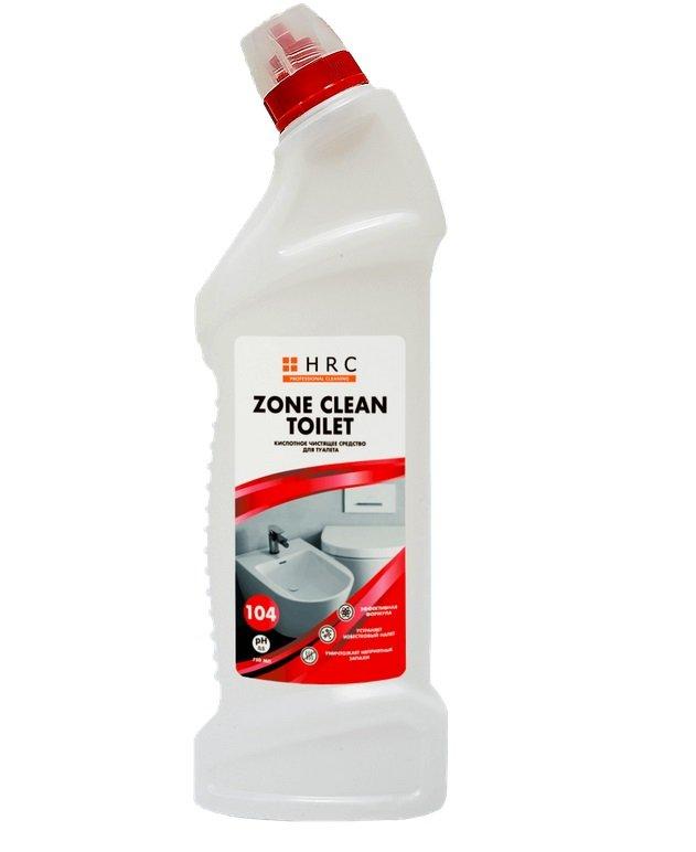 Средство для очистки сантехники HRC Zone Clean Toilet, изогнутое горло, 750 мл., ПЭТ