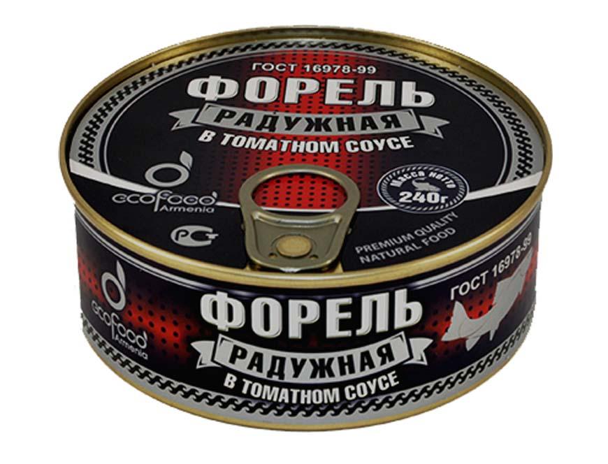 Форель Ecofood Радужная в томатном соусе