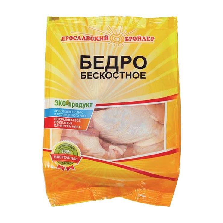 Бедро цыпленка - бройлера Ярославский бройлер б/к охлажденное 740 гр., пакет