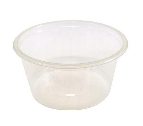 Контейнер одноразовый пластиковый Стиролпласт круглый цвет прозрачный 500 мл., d=127 мм., h=68 мм., Россия
