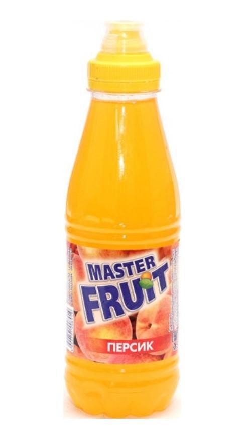 Напиток сокосодержащий Master Fruit Fizz персик спорт 500 мл., ПЭТ