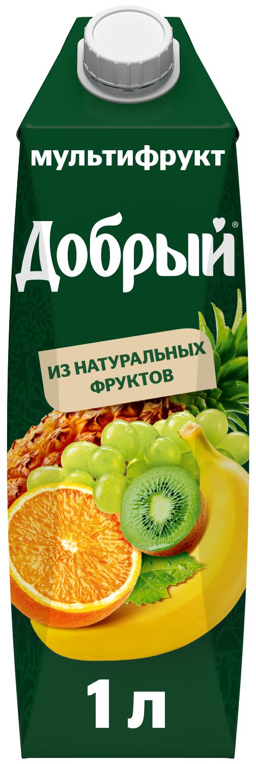 Нектар Добрый мультифрукт 1 л., тетра-пак