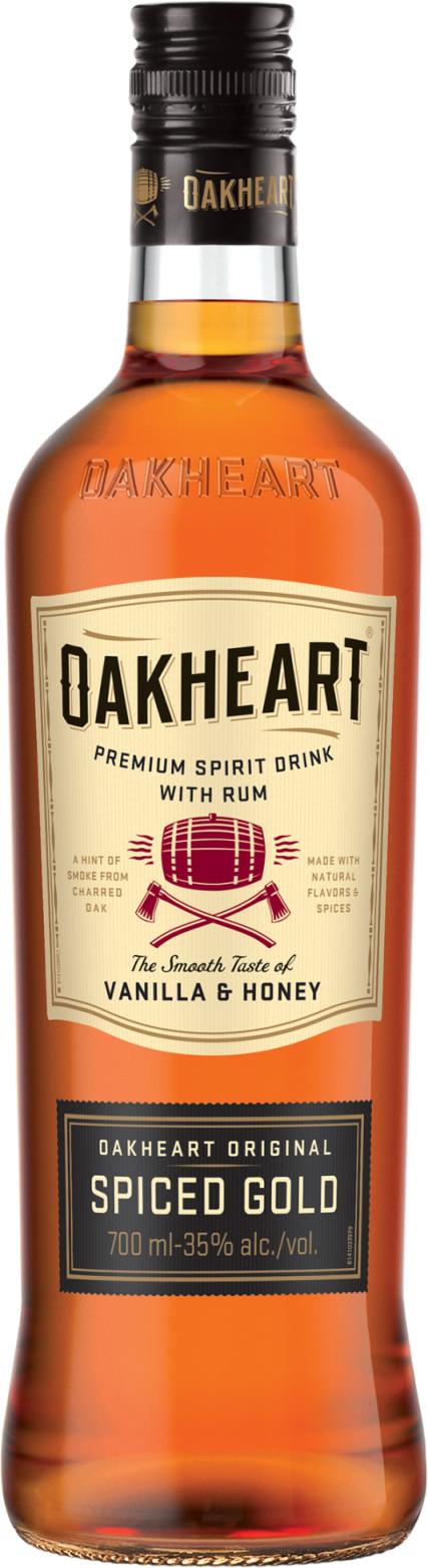 Коктейль Oakheart Original Spiced Gold с ромом 35% 700 мл., стекло