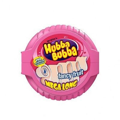 Резинка жевательная Hubba Bubba Bubble Tape Fancy Fruit 56 гр., ПЭТ розовый