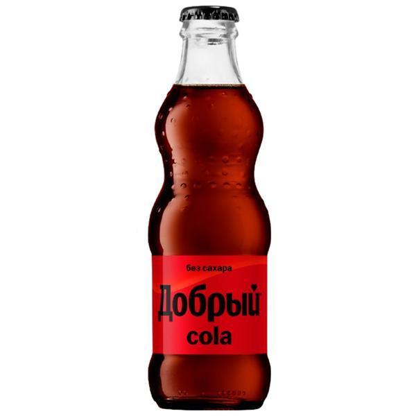 Напиток газированный Cola Добрый Зеро, 250 мл., стекло
