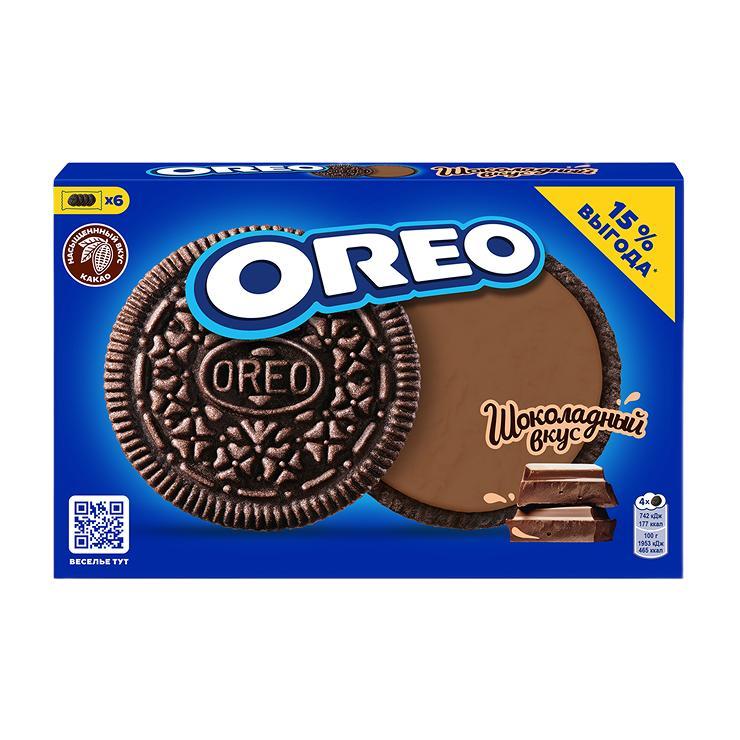 Печенье Oreo шоколад 228 гр., картон