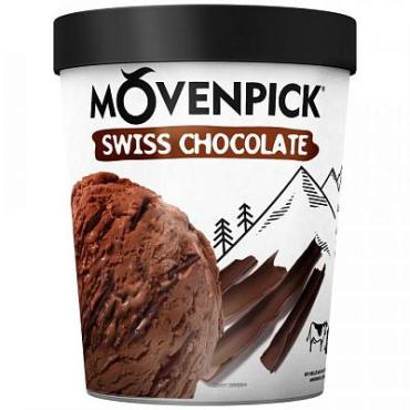 Мороженое Movenpick шоколадное, 276 гр., пластиковое ведро