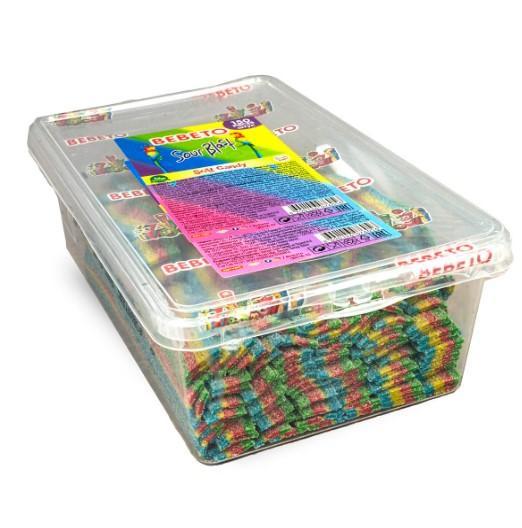 Мармелад жевательный Bebeto Sour Blast тутти-фрутти 1,2 кг., пластик