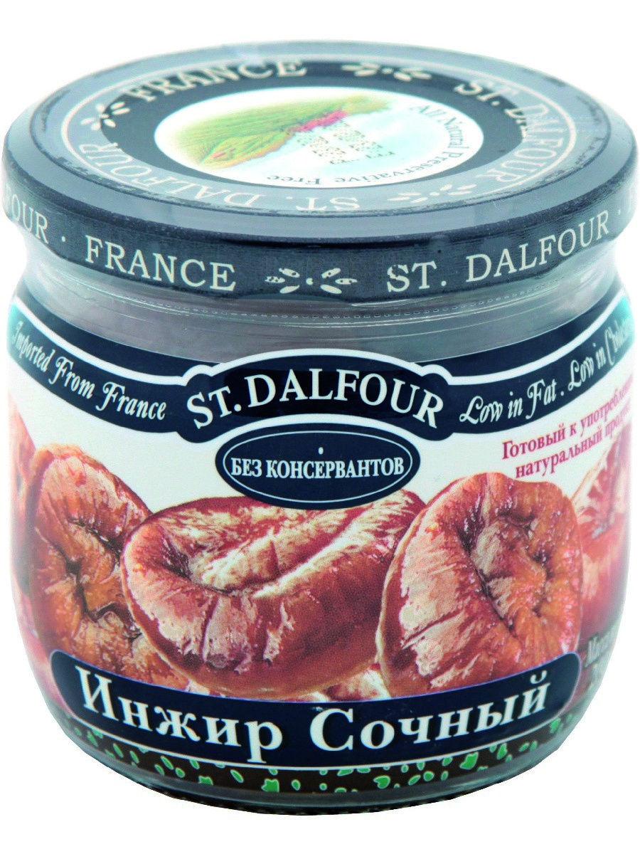 Инжир St.Dalfour Сочный без сахара 200 гр., стекло