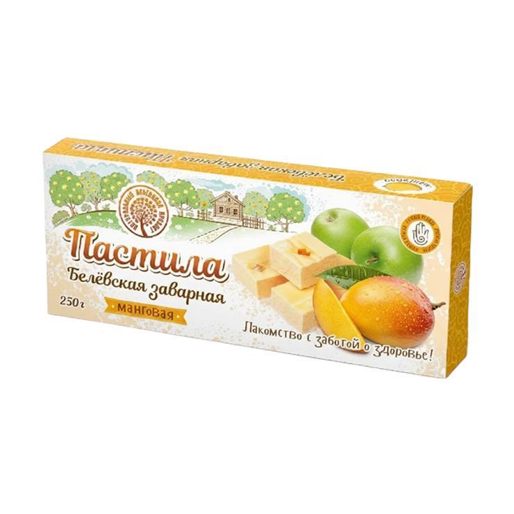 Пастила Белевская заварная манго 250 гр., картон