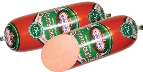 Колбаса вареная Царицыно Султанская Халяль, 1 кг., полиамид