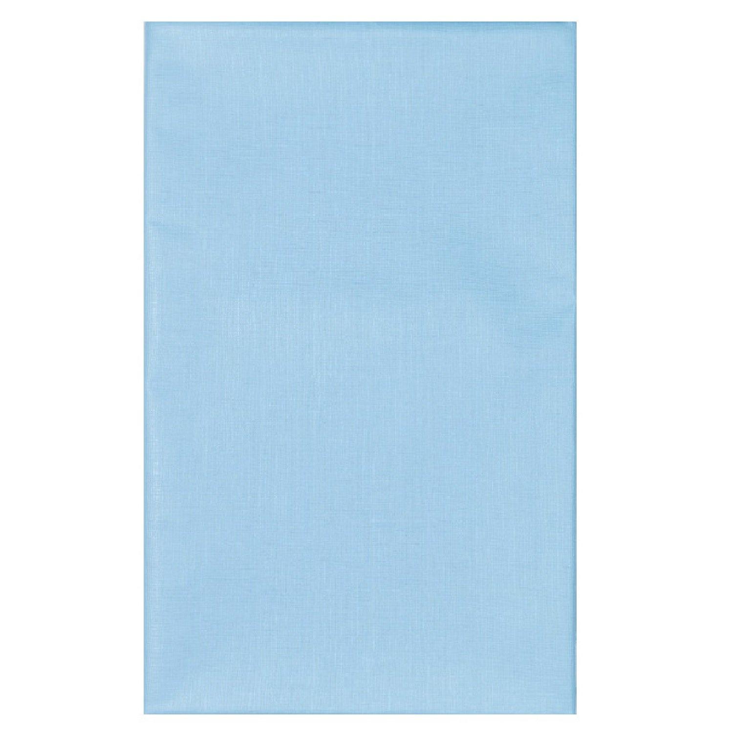 Клеенка с ПВХ покрытием на нетканой основе без окантовки цвет голубой 0,5*0,7 м, Колорит, 150 гр., пакет