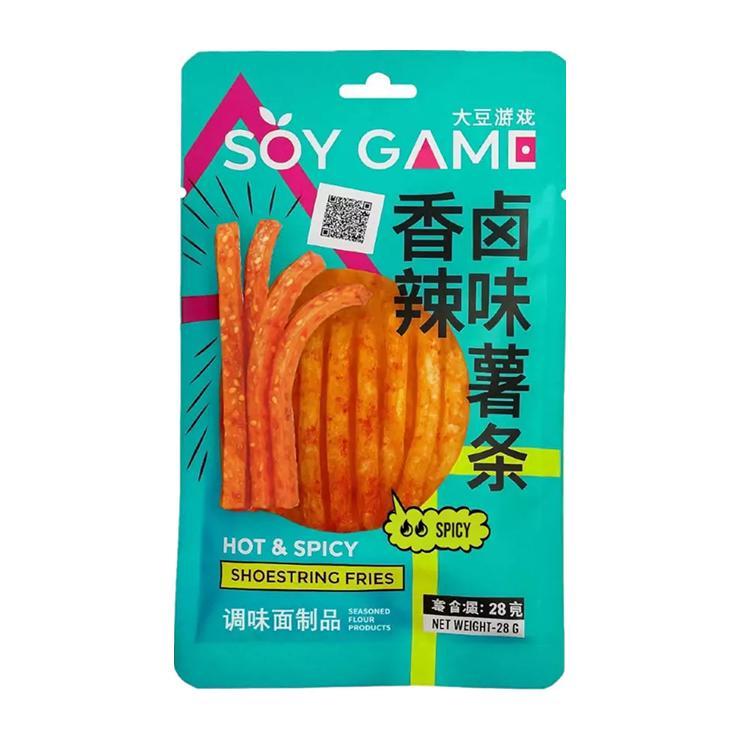 Снек SOY GAME Пряные стики фри острые 28 гр., саше