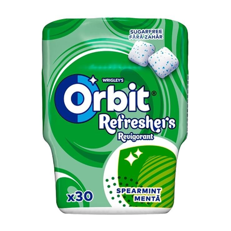Жевательная резинка Orbit refreshers spearmint 67 гр., пластиковая упаковка