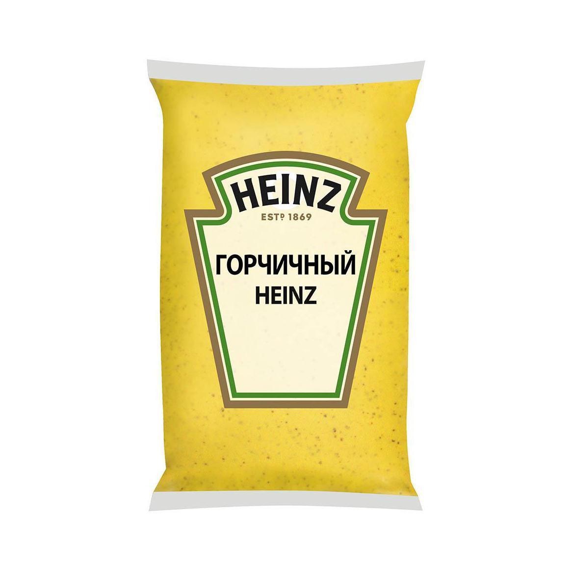 Соус горчичный балк Heinz, 700 гр., флоу-пак