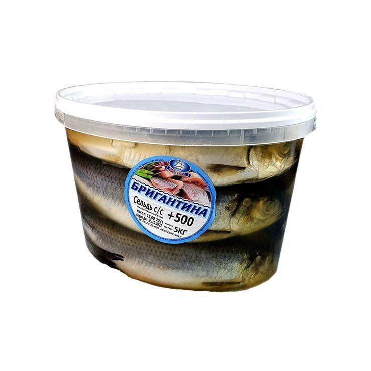 Сельдь Бригантина 5 кг., пластиковая упаковка