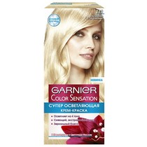 Крем-краска Garnier Color Sensation Роскошь цвета №110 УльтраБлонд чистый бриллиант, картон