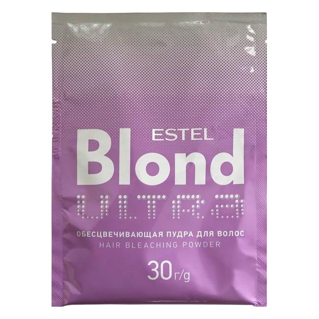 Обесцвечивающая пудра для волос, Estel Ultra Blond, 30 гр., саше