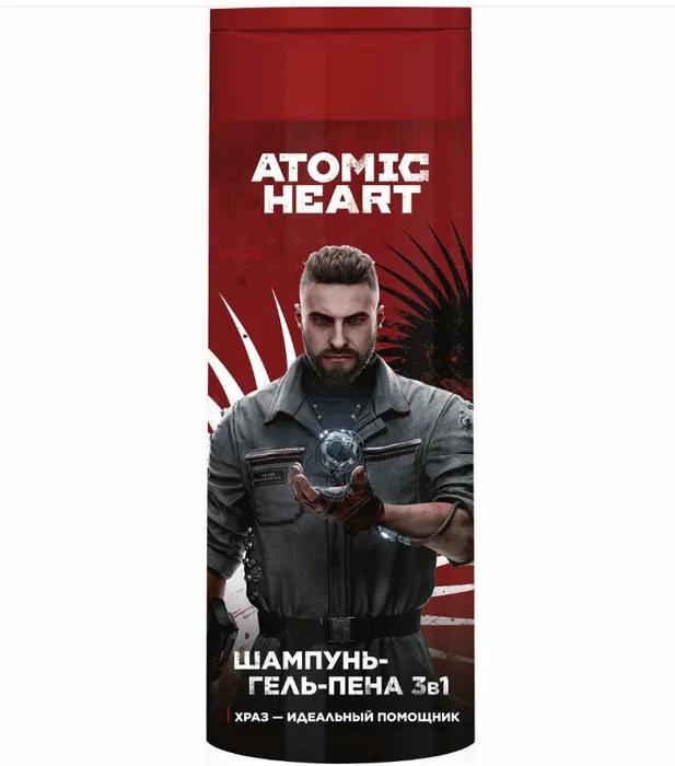 Шампунь-гель-пена Atomic Heart увлажняющий 3в1 для мужчин 400 мл., ПЭТ