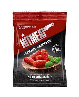 Снеки Hitmeat Мини-салями Оригинальные  60 гр., ПЭТ