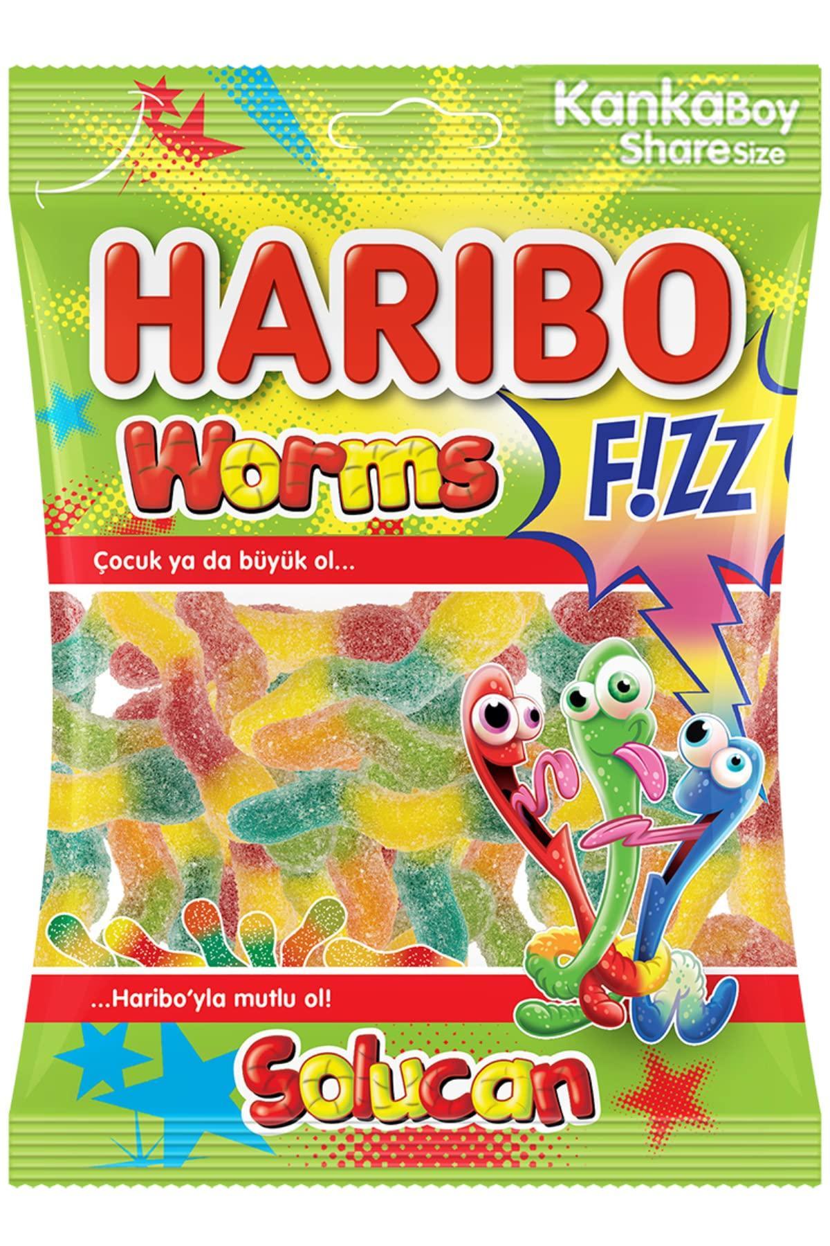 Мармелад Haribo Fizz Worms 70 гр., флоу-пак