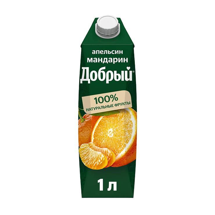 Нектар Добрый апельсин мандарин 1 л., тетра-пак