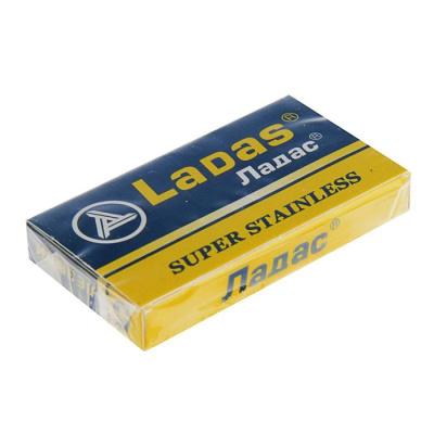 Лезвия Rapira ladas двухсторонние классические с хромом-тефлоновым напылением 5 шт., картон