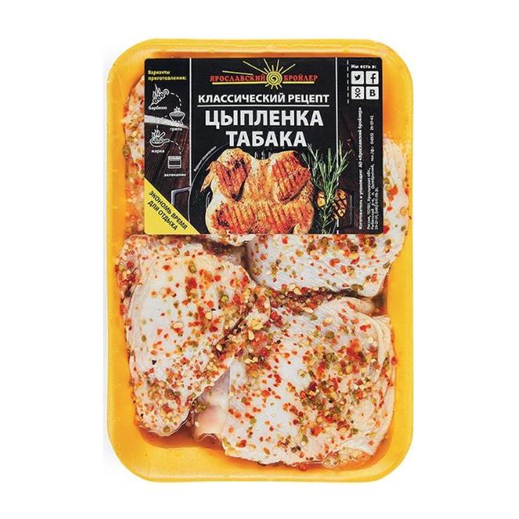 Бедра цыпленка - табака Ярославский бройлер охлажденные 810 гр., лоток