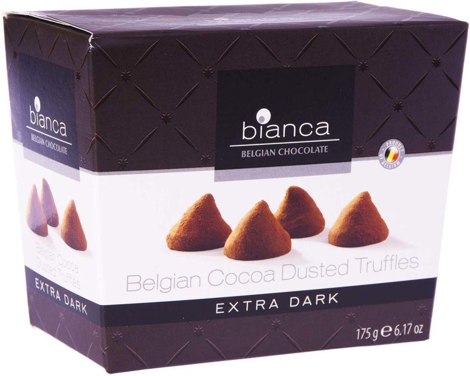 Трюфели Bianca со вкусом темного шоколада, 175 гр., картон
